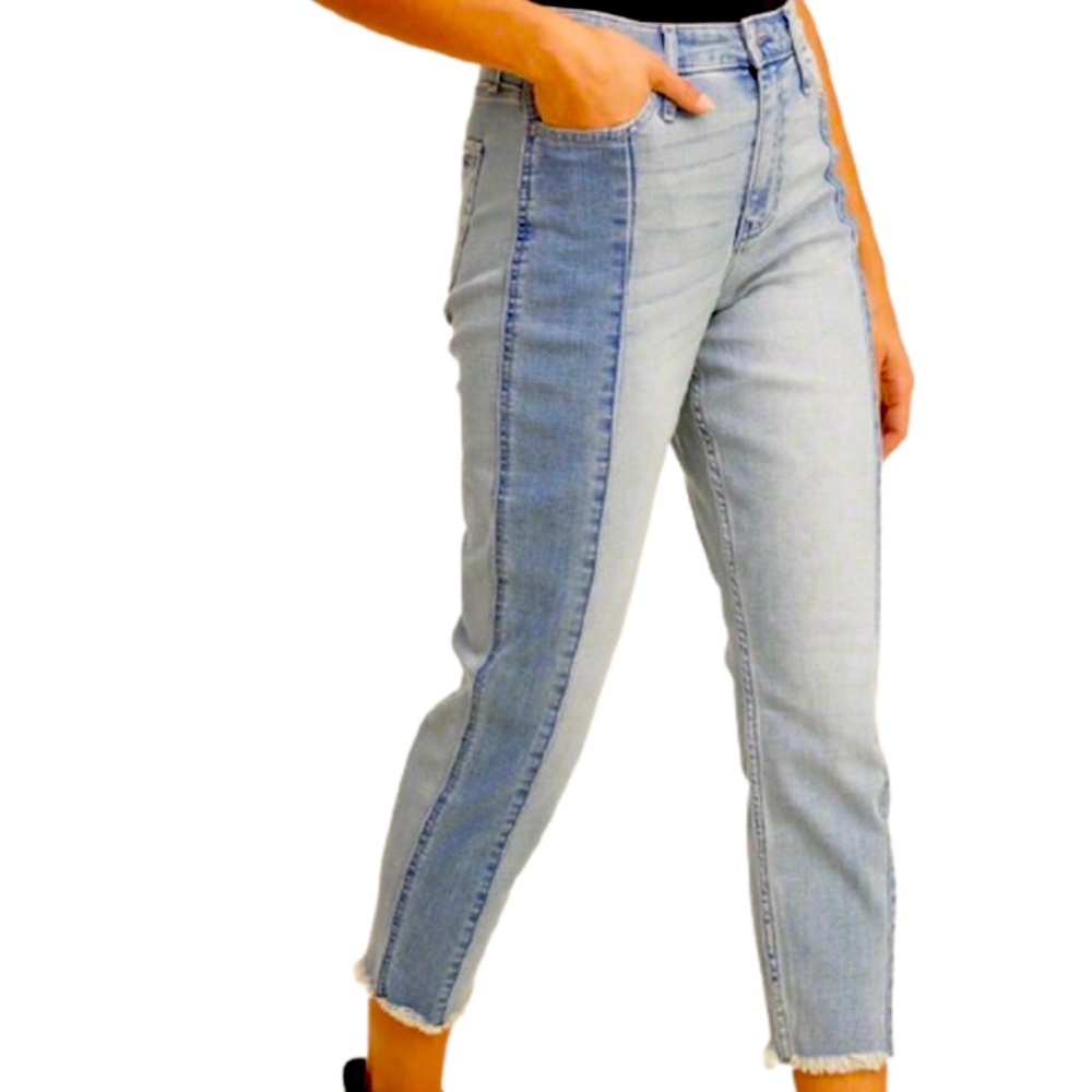 Hollister Boyfriend High Rise Two-colored Jeans size 30
